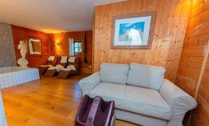 Posezení v ubytování Das Kitz - deLuxe Chalet Valerie