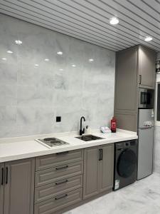 Η κουζίνα ή μικρή κουζίνα στο dana hotel apartments