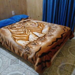 Postel nebo postele na pokoji v ubytování Refugios y Cabañas BAHIA