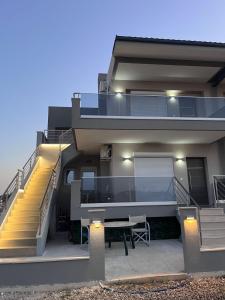 Balkón nebo terasa v ubytování Apartment In Nea Fokea + 6 fotografií