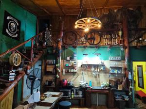 Cabaña los teros酒廊或酒吧区