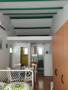 Kuchyň nebo kuchyňský kout v ubytování Apartments Nautilus