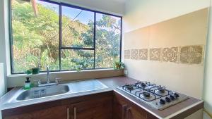 Η κουζίνα ή μικρή κουζίνα στο Apartamento Central Campestre 2 +19 φωτογραφίες