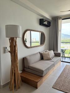 O zonă de relaxare la Cozy Flat in Pozos Colorados