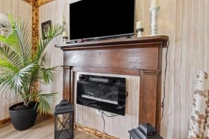 Μια τηλεόραση ή/και κέντρο ψυχαγωγίας στο Americana Farm Getaway