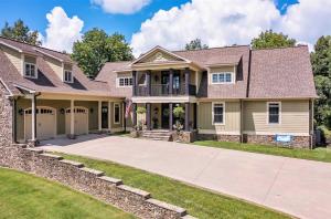 a large house with a large driveway at French Quarter - New Orleans Charm in the Mountain in Mentone