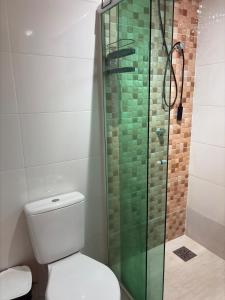 Koupelna v ubytování Apartamento com ar-condicionado, Wi-Fi no Campeche e estacionamento gratuito + 13 fotografií