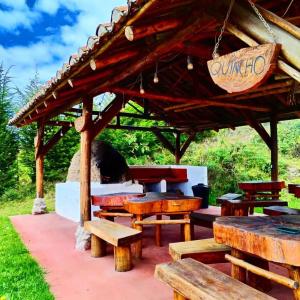Zahrada ubytování Casa de Campo en la Montaña