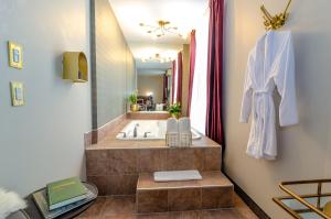 Koupelna v ubytování Hotel Dorion