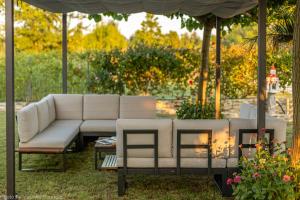 Zahrada ubytování Costa Petra - Luxury Seaside Cottage with Garden - Vacation House for families in Greece