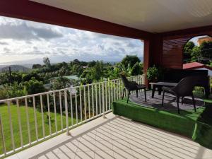 Balkón nebo terasa v ubytování HARMONY Appart Type Penthouse avec vue imprenable