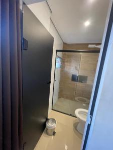 Koupelna v ubytování Hotel Belenzinho