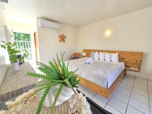 Postel nebo postele na pokoji v ubytování Nautilus by La Jamaca Hotels-Downtown La Parguera