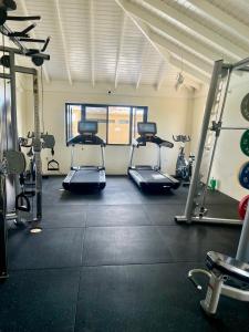 Het fitnesscentrum en/of fitnessfaciliteiten van Resort Vibes Getaway - Colbeck Manor Old Harbour - Gated, pool, gym