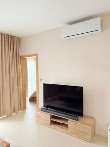 TV a/nebo společenská místnost v ubytování Minissy luxury Serviced Apartment