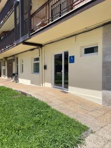Budynek, w którym mieści się hostel