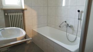 Koupelna v ubytování Ferienwohnung & Gästezimmer Rixner
