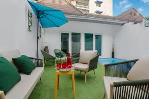 Χώρος καθιστικού στο Pool Villa Pattaya Phratamnak C2- 2 bedroom
