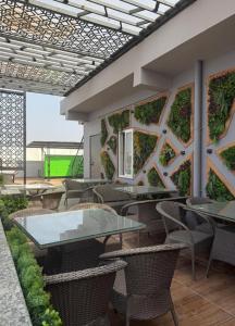 Ruang duduk di Achyutam By IKA Hotels