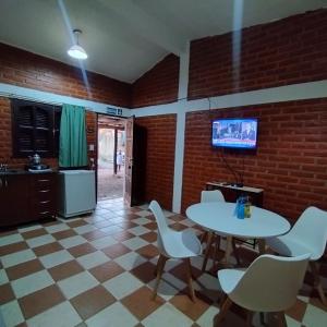 TV a/nebo společenská místnost v ubytování Nono Descanso y aventura