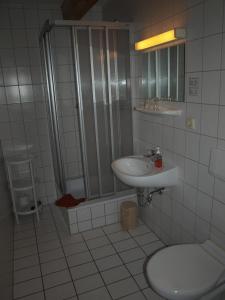 A bathroom at Gasthof zur Schweiz