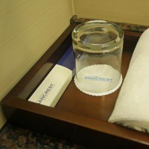 Krevet ili kreveti u jedinici u okviru objekta Sancrest Residence Deltamas