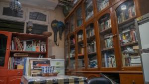 Biblioteket i den private indkvartering