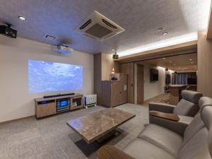 Kuchyň nebo kuchyňský kout v ubytování HOTEL felice Osaka -伊丹空港-