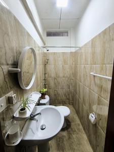 Et badeværelse på Green Shelter Villa