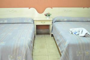 Letto o letti in una camera di Hotel Metropolitan I