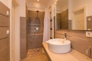 Koupelna v ubytování Ferienwohnung Elbsegler - Villa Ahlbeck, Binz