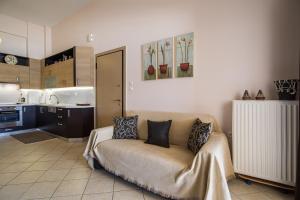Η κουζίνα ή μικρή κουζίνα στο Seafront Studio with Loft Bed +6 φωτογραφίες
