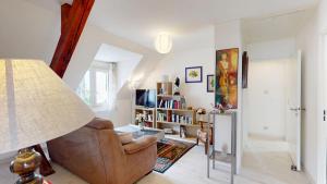 TV a/nebo společenská místnost v ubytování La Cedraie