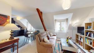 Posezení v ubytování La Cedraie