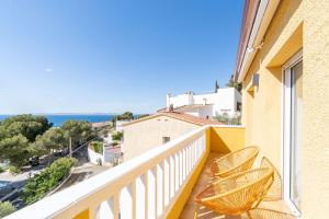 Nespecifikovaný výhled na moře nebo výhled na moře při pohledu z prázdninového domu