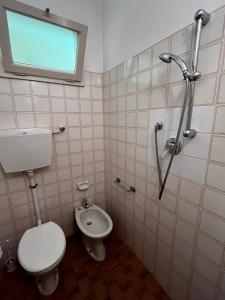 Koupelna v ubytování Meublé Anita