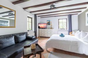 Postel nebo postele na pokoji v ubytování Ferienwohnung "Ostseewind"