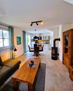 Posezení v ubytování Mueggenburger Weg 46 Wohnung 3 Auszeit