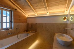 Kúpeľňa v ubytovaní Chalet Berghaus Gauertal