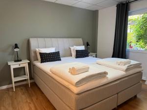 Postel nebo postele na pokoji v ubytování Möre Hotell & Konferens