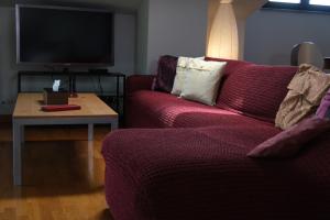 TV a/nebo společenská místnost v ubytování Cannubi San Lorenzo Appartamento + 27 fotografií