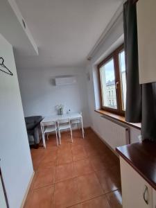 Kuchyňa alebo kuchynka v ubytovaní Apartamenty Karmelicka Deluxe Old Town WAWELOFTS