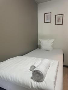 Postel nebo postele na pokoji v ubytování Möre Hotell & Konferens
