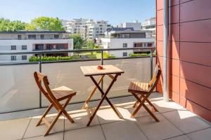 Balkón nebo terasa v ubytování Best Western Hotel Fontaine Argent