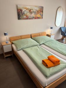 Voodi või voodid majutusasutuse Privatzimmer Jarosch toas