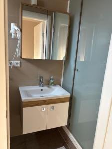 Vannituba majutusasutuses Privatzimmer Jarosch