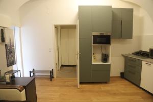 Η κουζίνα ή μικρή κουζίνα στο Johannes Gutenberg Loft