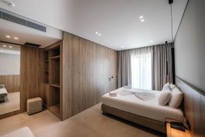 Postel nebo postele na pokoji v ubytování Hotel Portanova