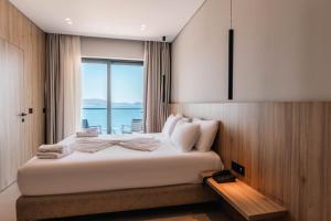 Postel nebo postele na pokoji v ubytování Hotel Portanova