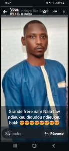 a picture of a picture of a man in a blue suit at Je ne aucunconnais pas aucun hébergement in Rufisque